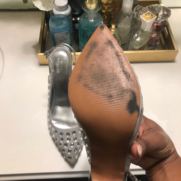 Silver holiday sling back - Picture 2 of 2